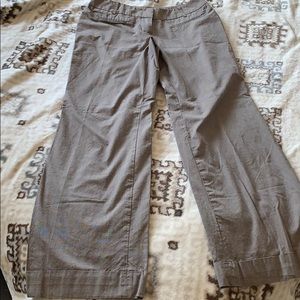 Loft gray slacks, barley worn!